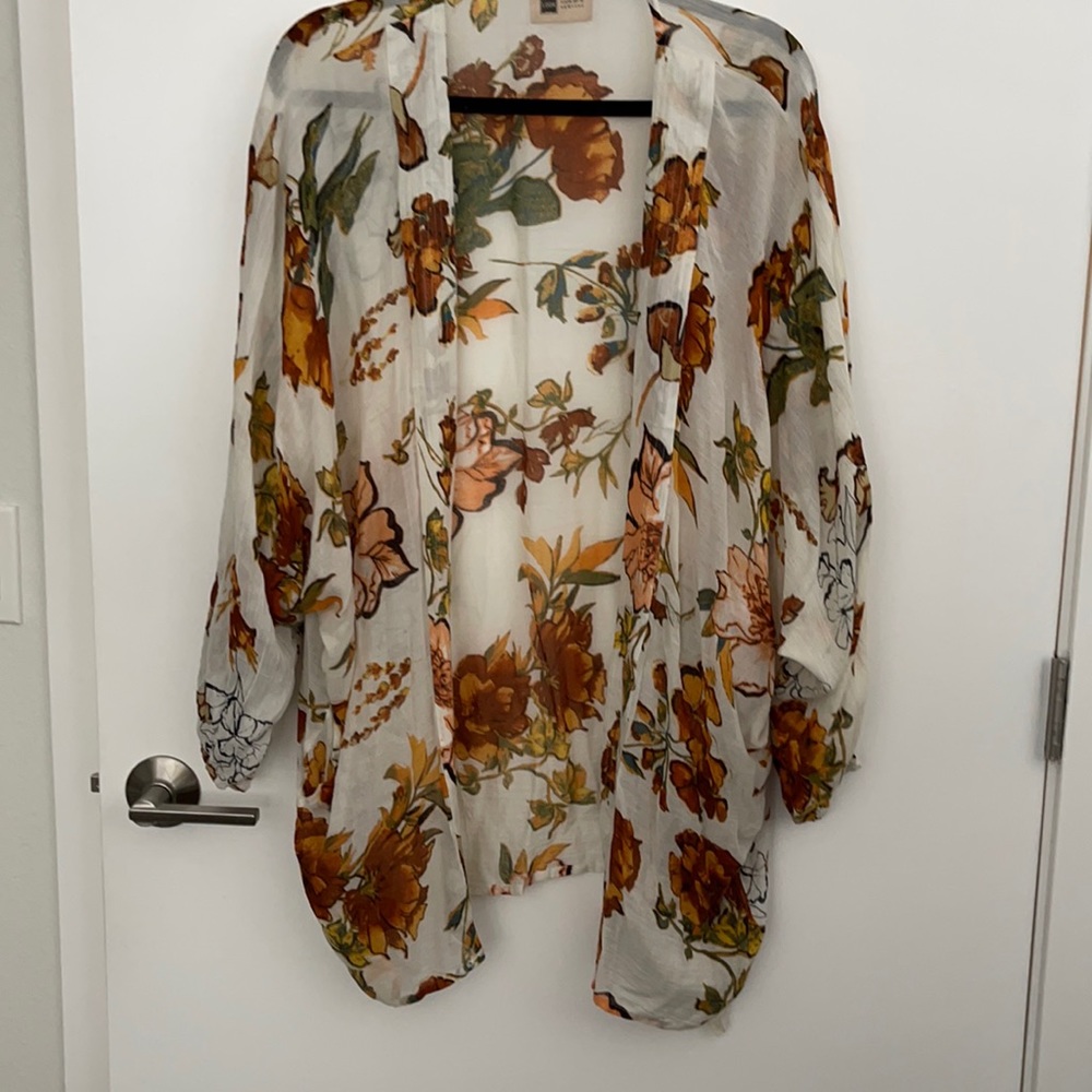 Floral coverup